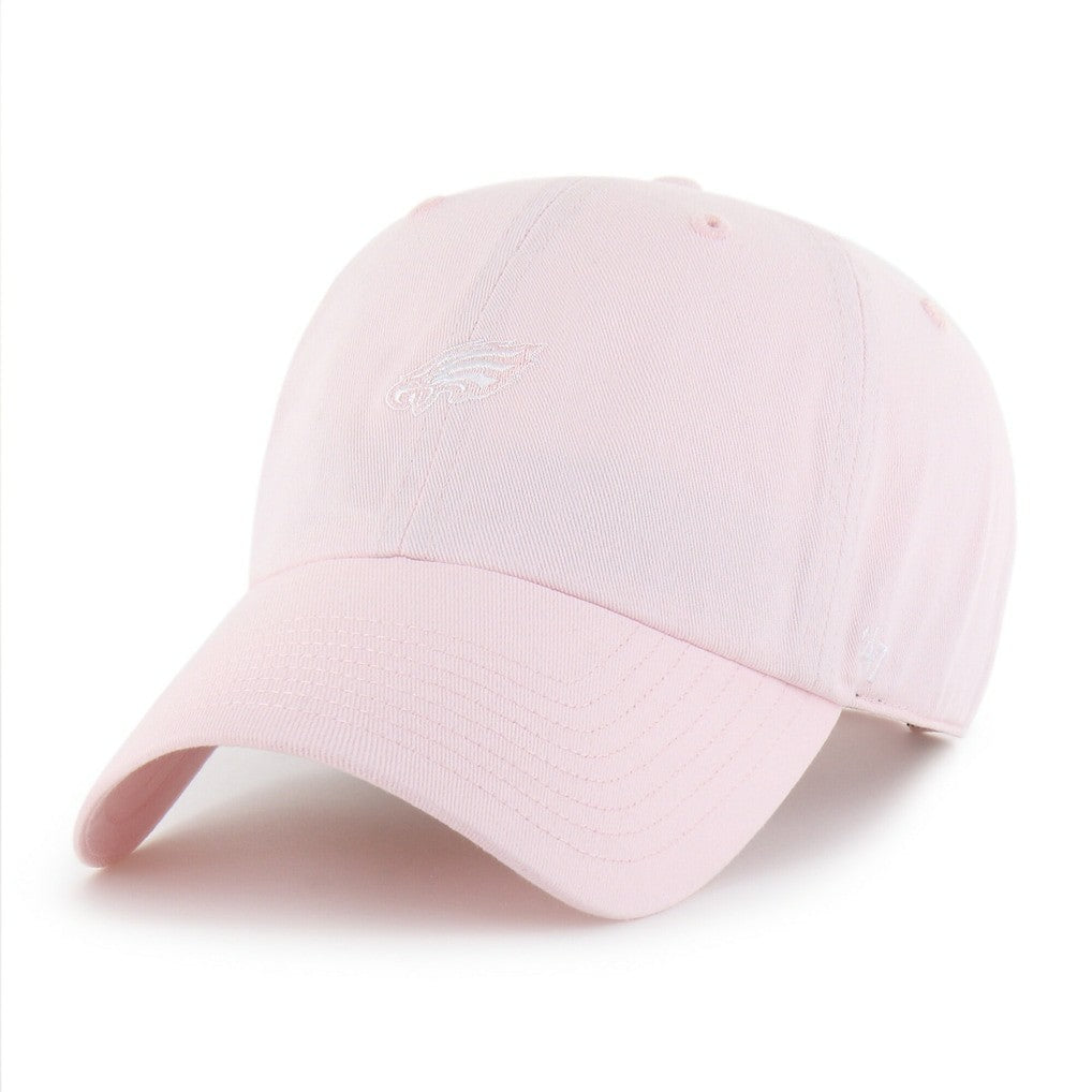 Philadelphia Eagles '47 Women's Base Runner Ballpark Clean Up Adjustable Hat Light Pink