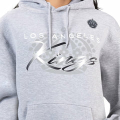 NHL Los Angeles Kings G-III 4Her by Carl Banks Women's Shadow Logo Fleece Hoodie - Gray