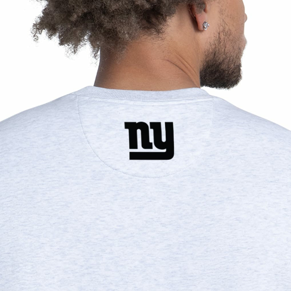 New York Giants Starter Faceoff Fleece Sweatshirt Ash
