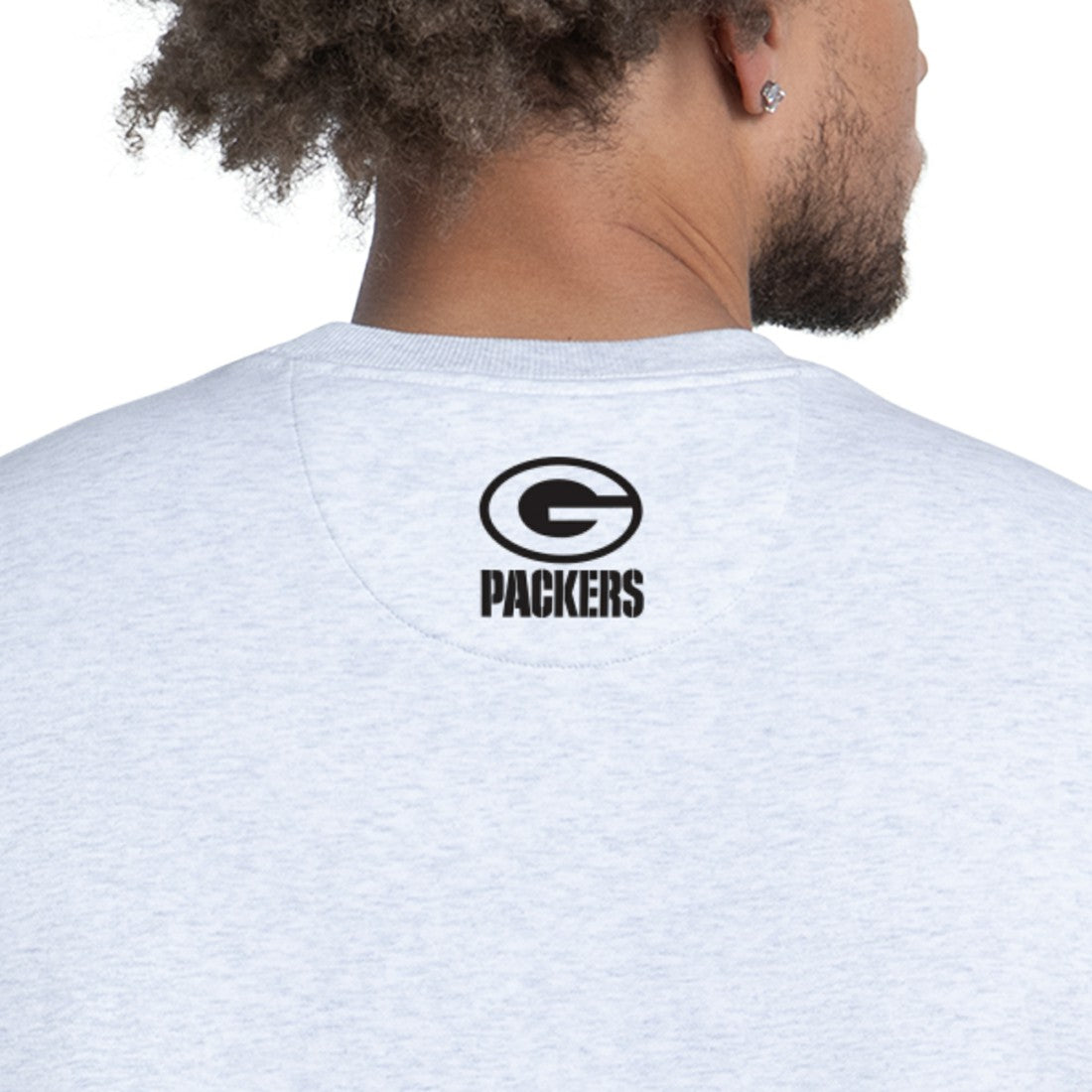 Green Bay Packers Starter Faceoff Fleece Sweatshirt Ash