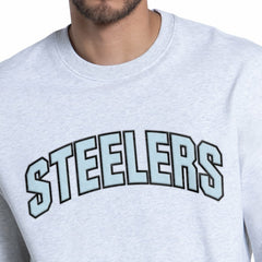Pittsburgh Steelers Starter Faceoff Fleece Sweatshirt Ash