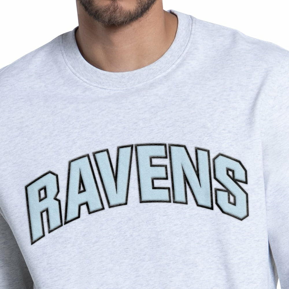 Baltimore Ravens Starter Faceoff Fleece Sweatshirt Ash