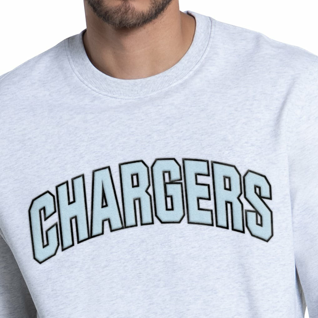 Los Angeles Chargers Starter Faceoff Fleece Sweatshirt Ash