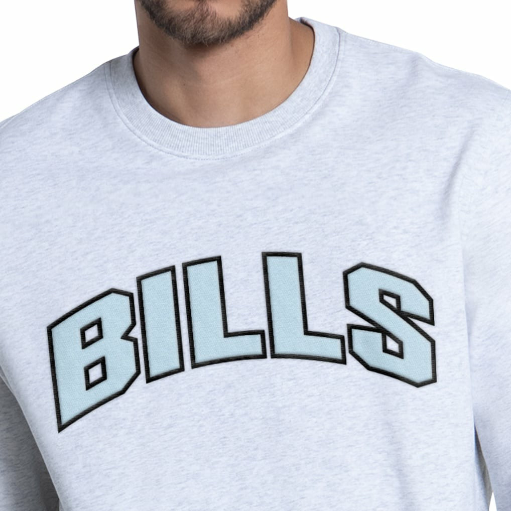 Buffalo Bills Starter Faceoff Fleece Sweatshirt Ash