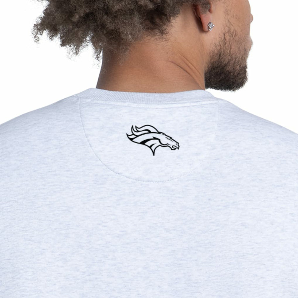 Denver Broncos Starter Faceoff Fleece Sweatshirt Ash