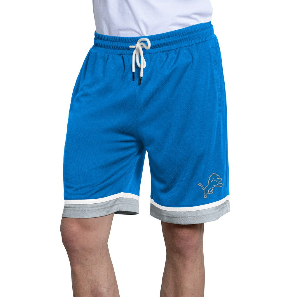 Detroit Lions Starter Power Play Mesh Shorts Blue