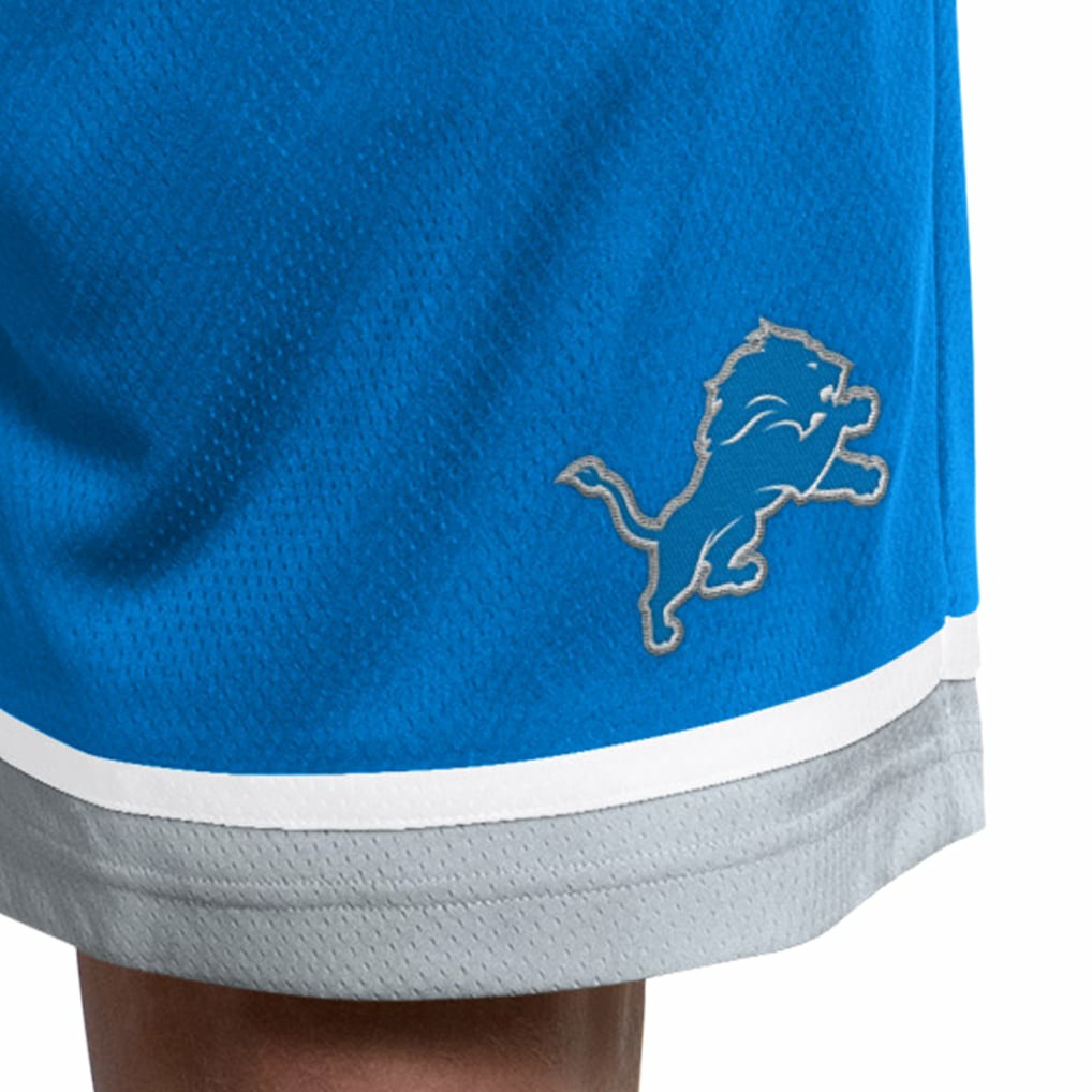 Detroit Lions Starter Power Play Mesh Shorts Blue