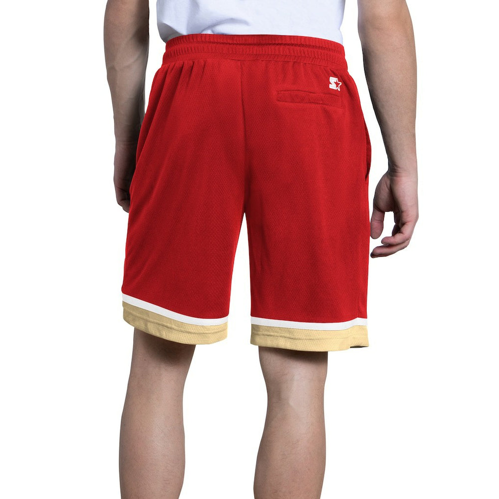 San Francisco 49ers Starter Power Play Mesh Shorts Scarlet