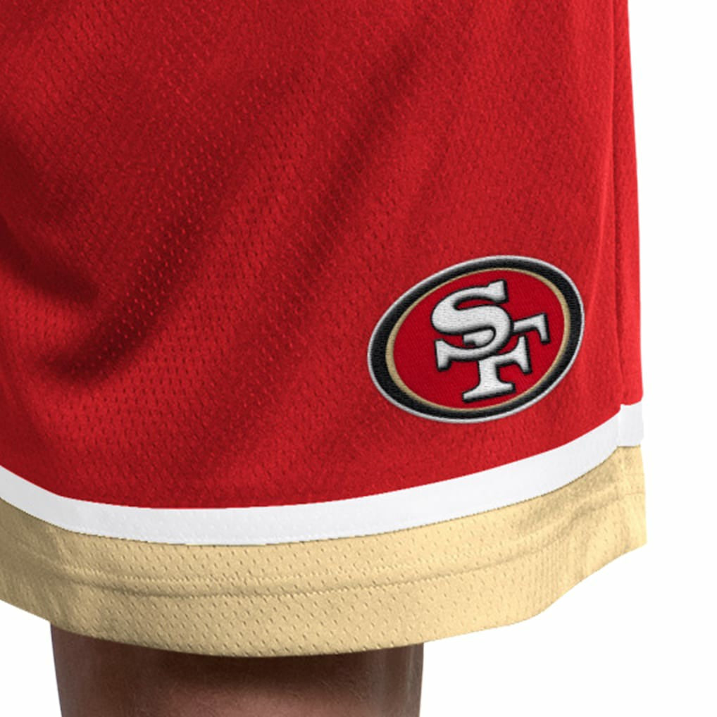 San Francisco 49ers Starter Power Play Mesh Shorts Scarlet