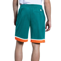 Miami Dolphins Starter Throwback Power Play Mesh Shorts Aqua
