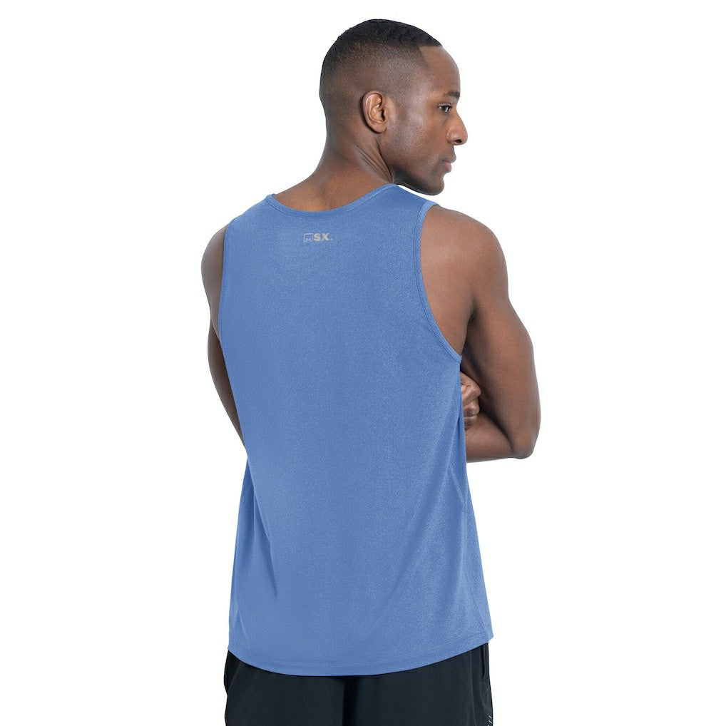 Los Angeles Chargers MSX by Michael Strahan Energy Scoop Neck Tank Top Royal