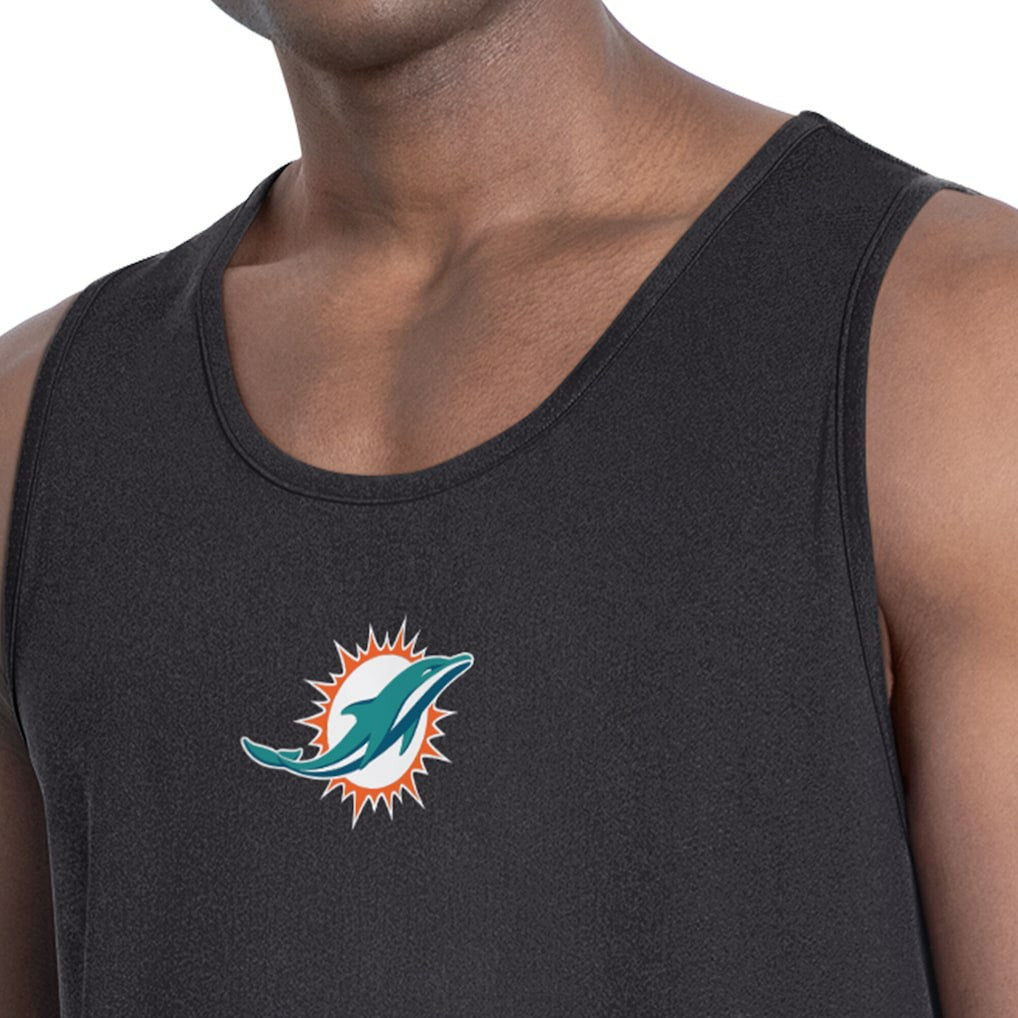 Miami Dolphins MSX by Michael Strahan Energy Tank Top Charcoal