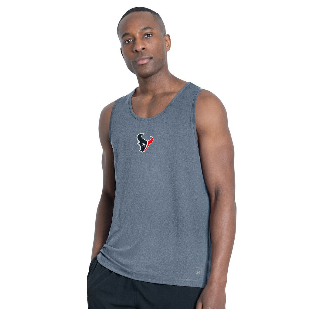 Houston Texans MSX by Michael Strahan Energy Scoop Neck Tank Top Navy