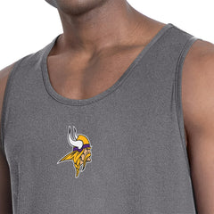 Minnesota Vikings MSX by Michael Strahan Energy Tank Top Charcoal