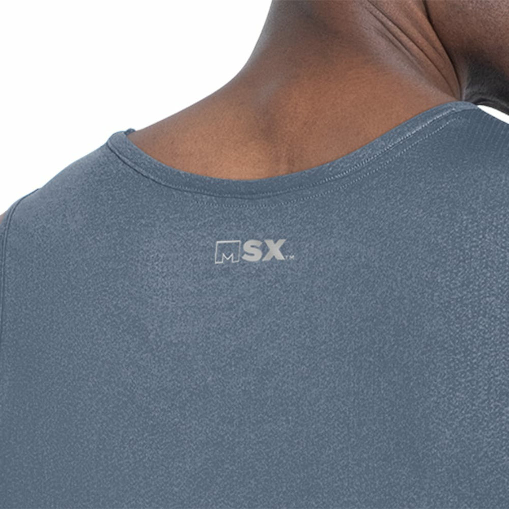 Chicago Bears MSX by Michael Strahan Energy Scoop Neck Tank Top Navy