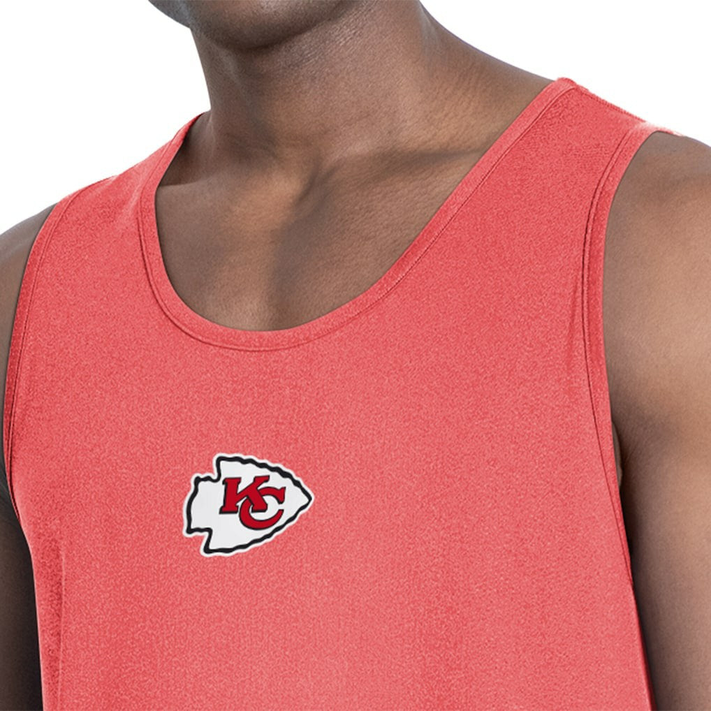 Kansas City Chiefs MSX by Michael Strahan Energy Scoop Neck Tank Top Red