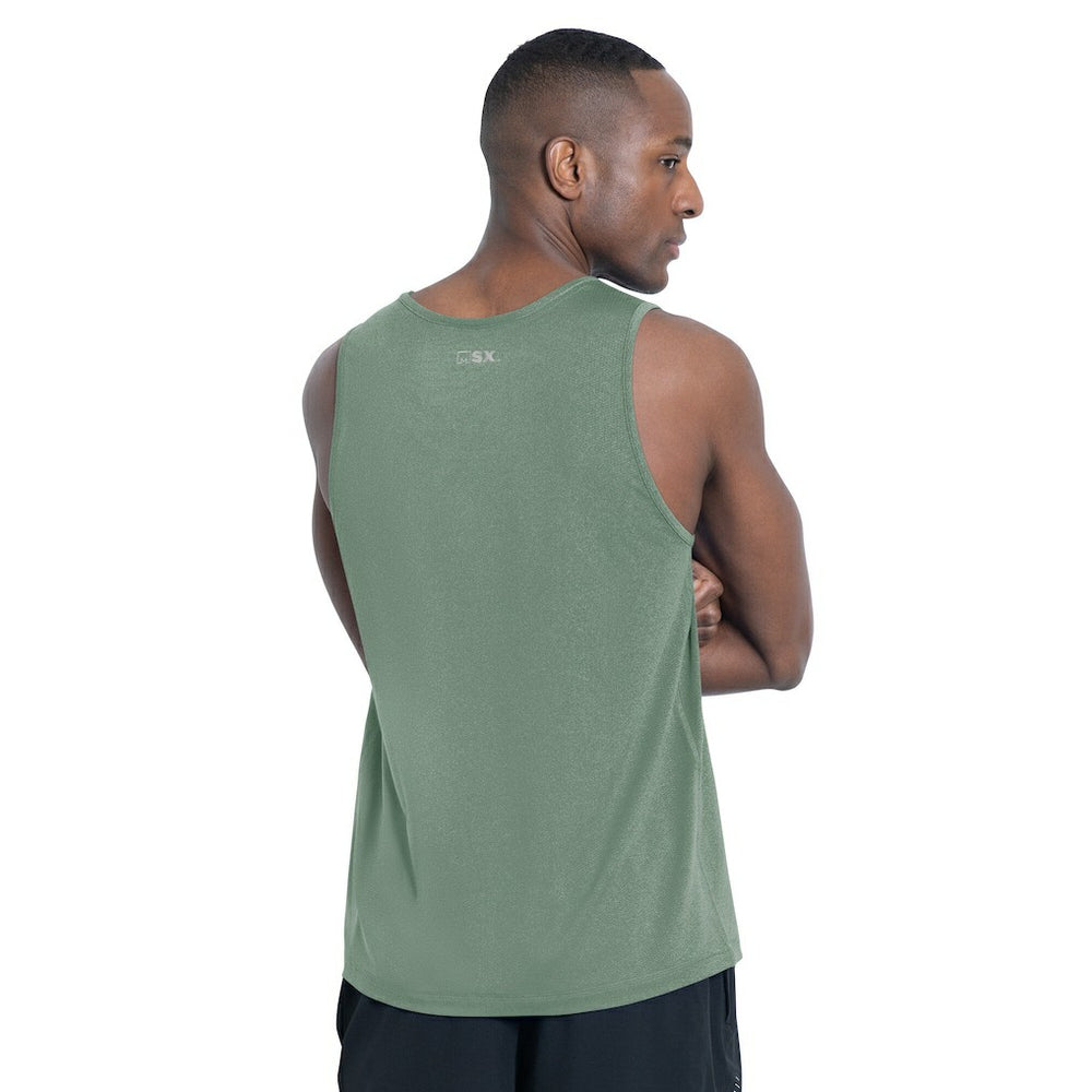 New York Jets MSX by Michael Strahan Energy Scoop Neck Tank Top Green