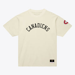 NHL Montreal Canadiens Mitchell & Ness Unisex Arched Team T-Shirt - Cream