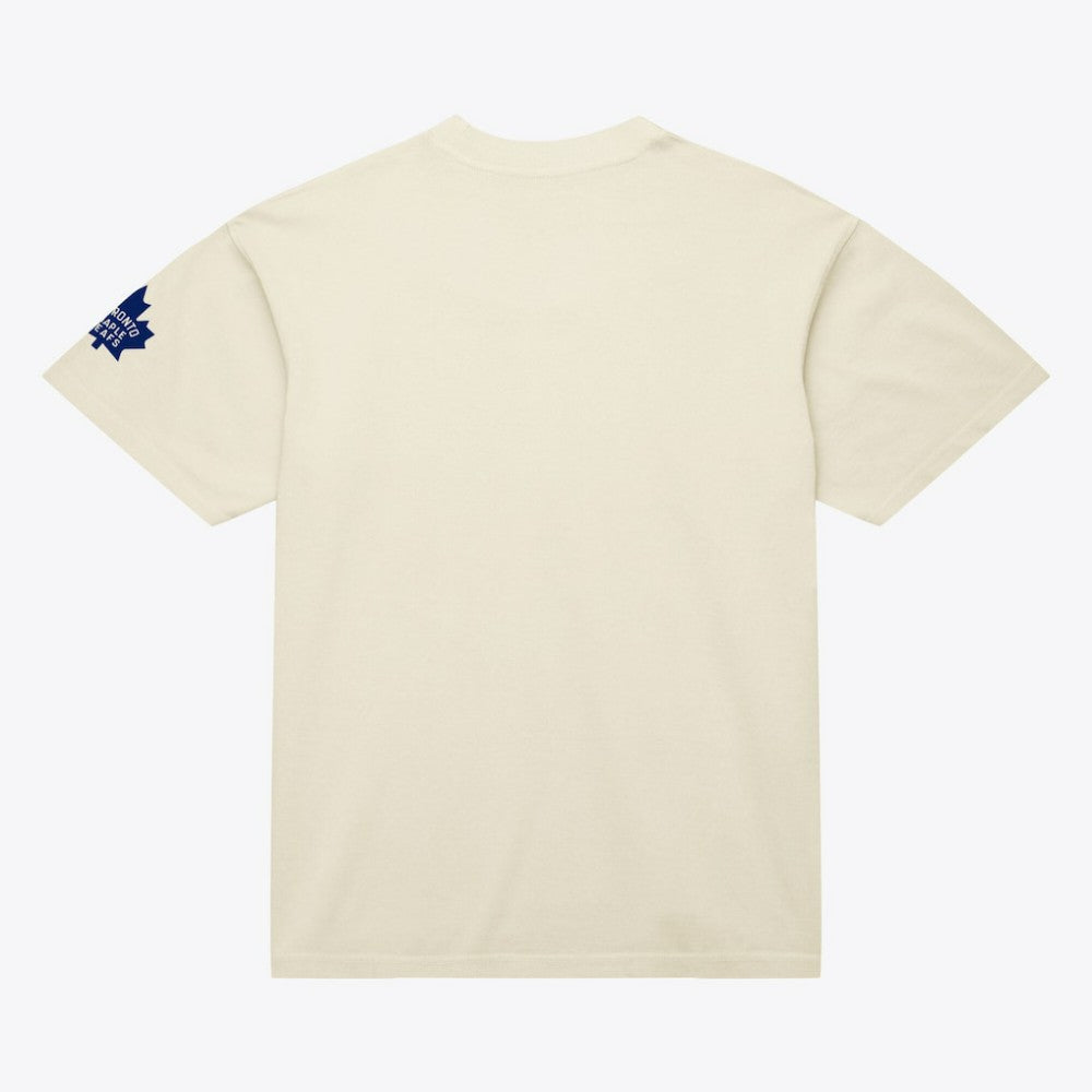 NHL Toronto Maple Leafs Mitchell & Ness Unisex Arched Team T-Shirt - Cream