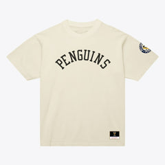 NHL Pittsburgh Penguins Mitchell & Ness Unisex Arched Team T-Shirt - Cream