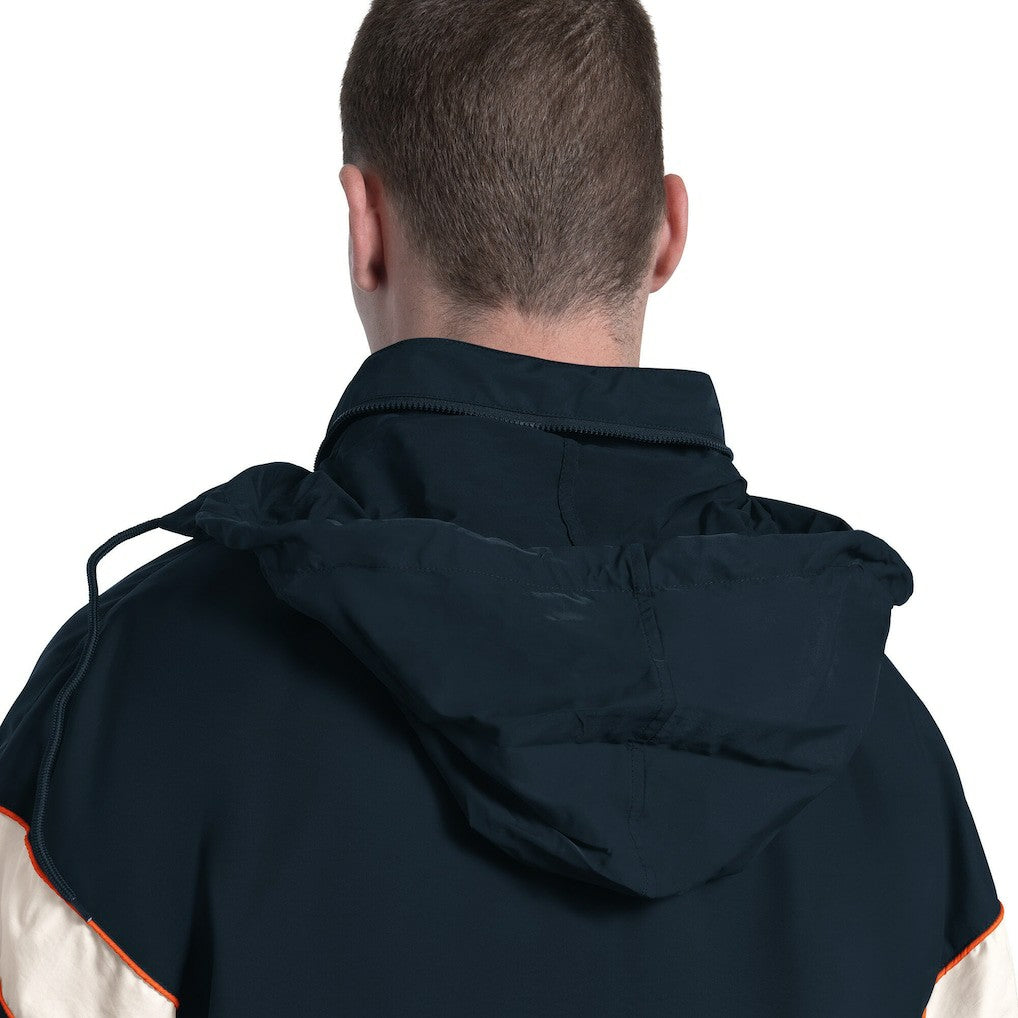 Chicago Bears Starter The Gust Full-Zip Hooded Jacket Navy