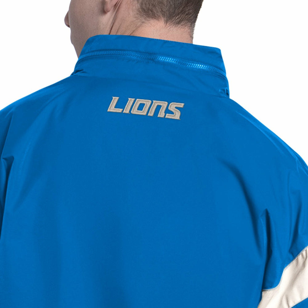 Detroit Lions Starter The Gust Full-Zip Hooded Jacket Blue