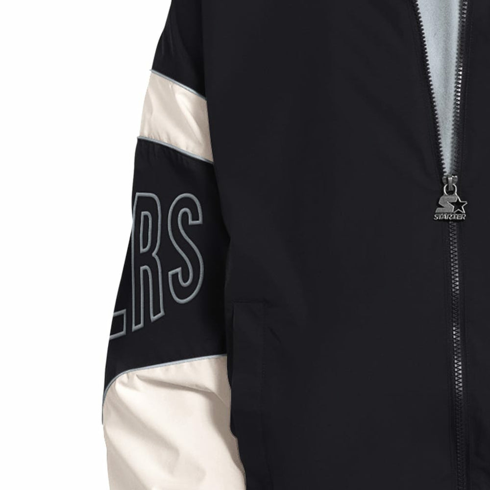 Las Vegas Raiders Starter The Gust Full-Zip Hooded Jacket Black
