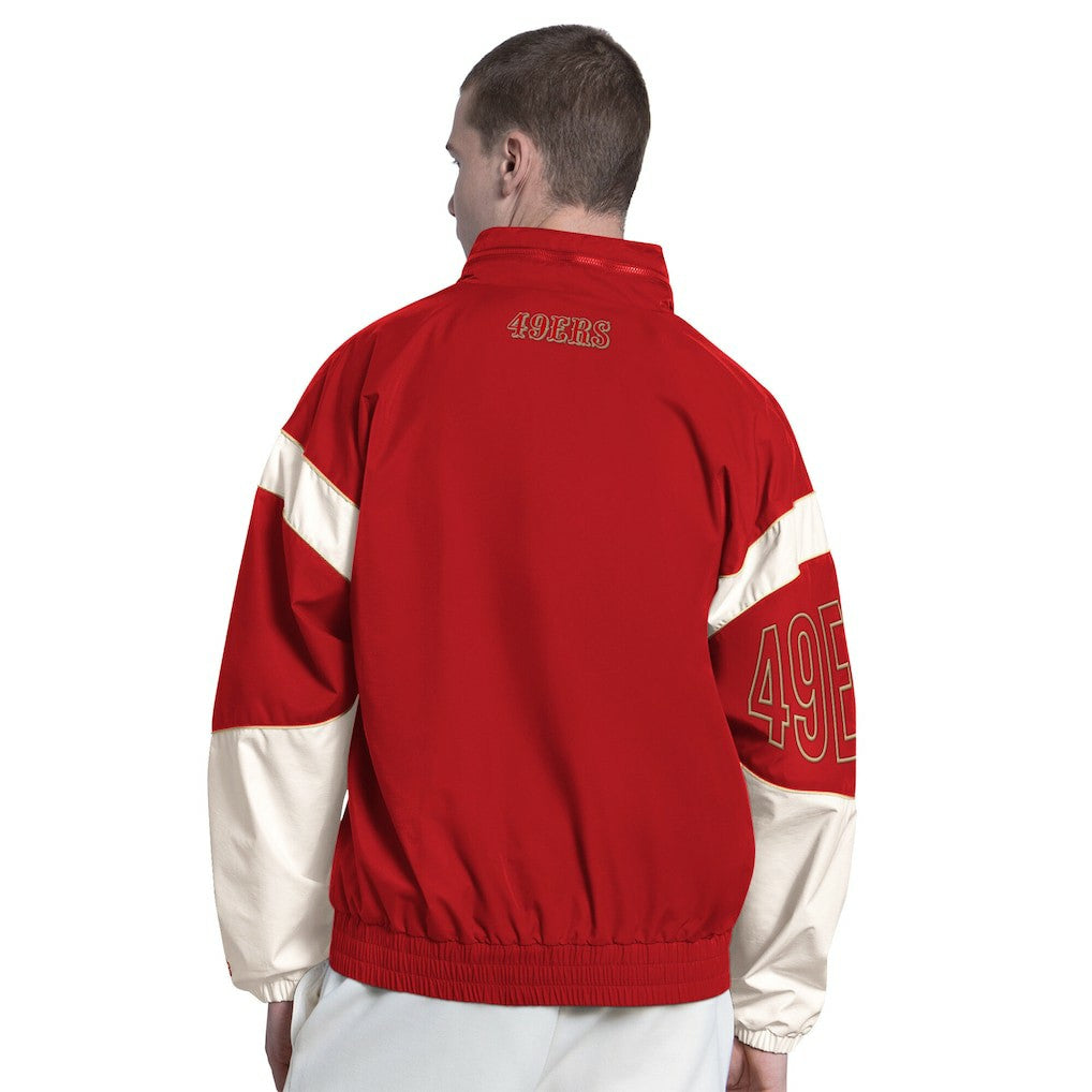 San Francisco 49ers Starter The Gust Full-Zip Hooded Jacket Scarlet