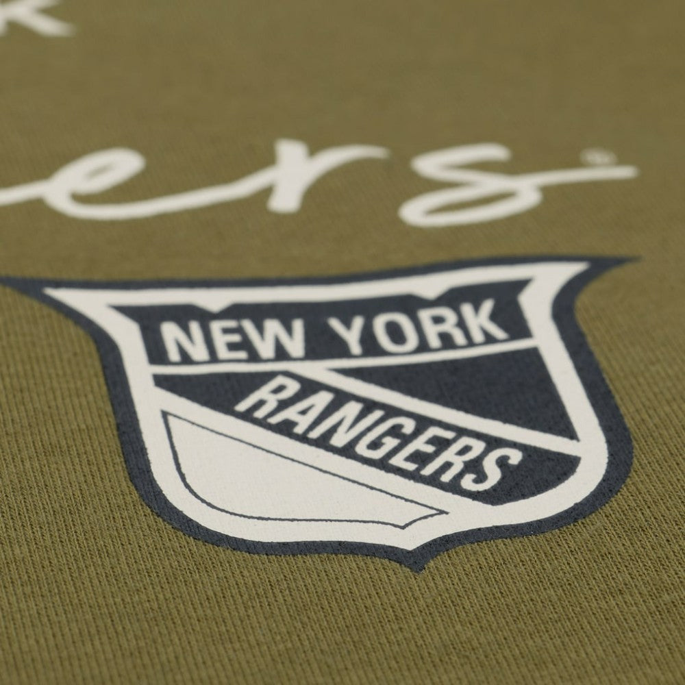 NHL New York Rangers Mitchell & Ness Women's Fleece Sweatshirt - Hunter Green