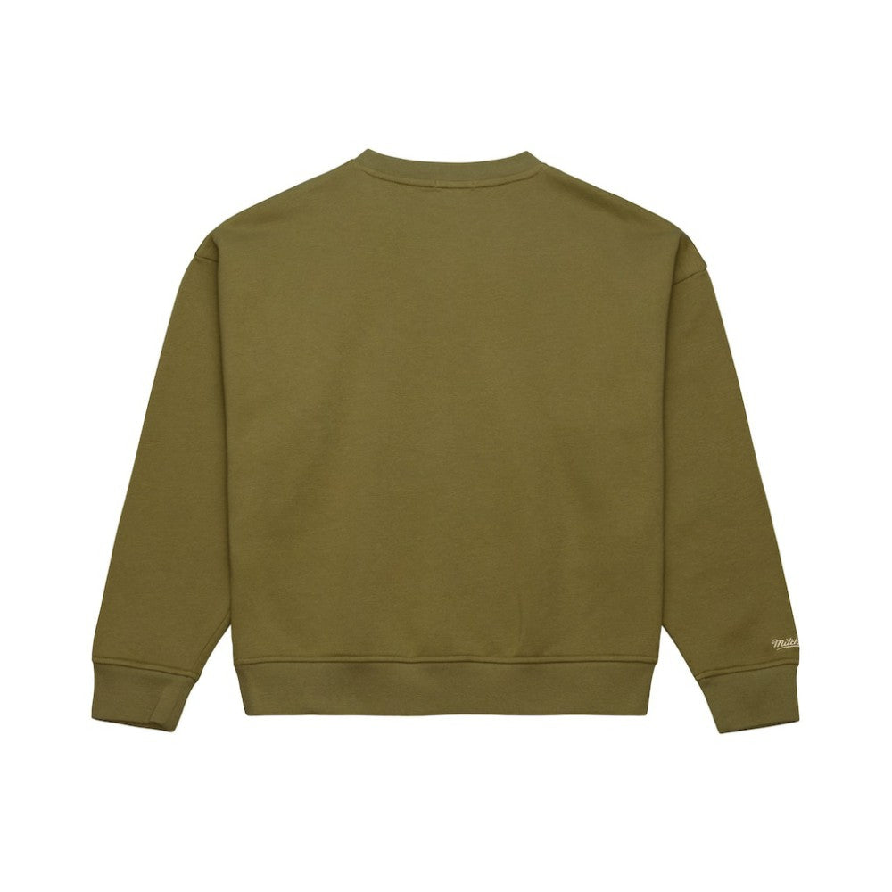 NHL Boston Bruins Mitchell & Ness Women's Fleece Sweatshirt - Hunter Green