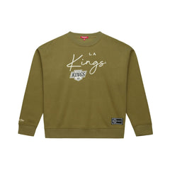 NHL Los Angeles Kings Mitchell & Ness Women's Fleece Sweatshirt - Hunter Green