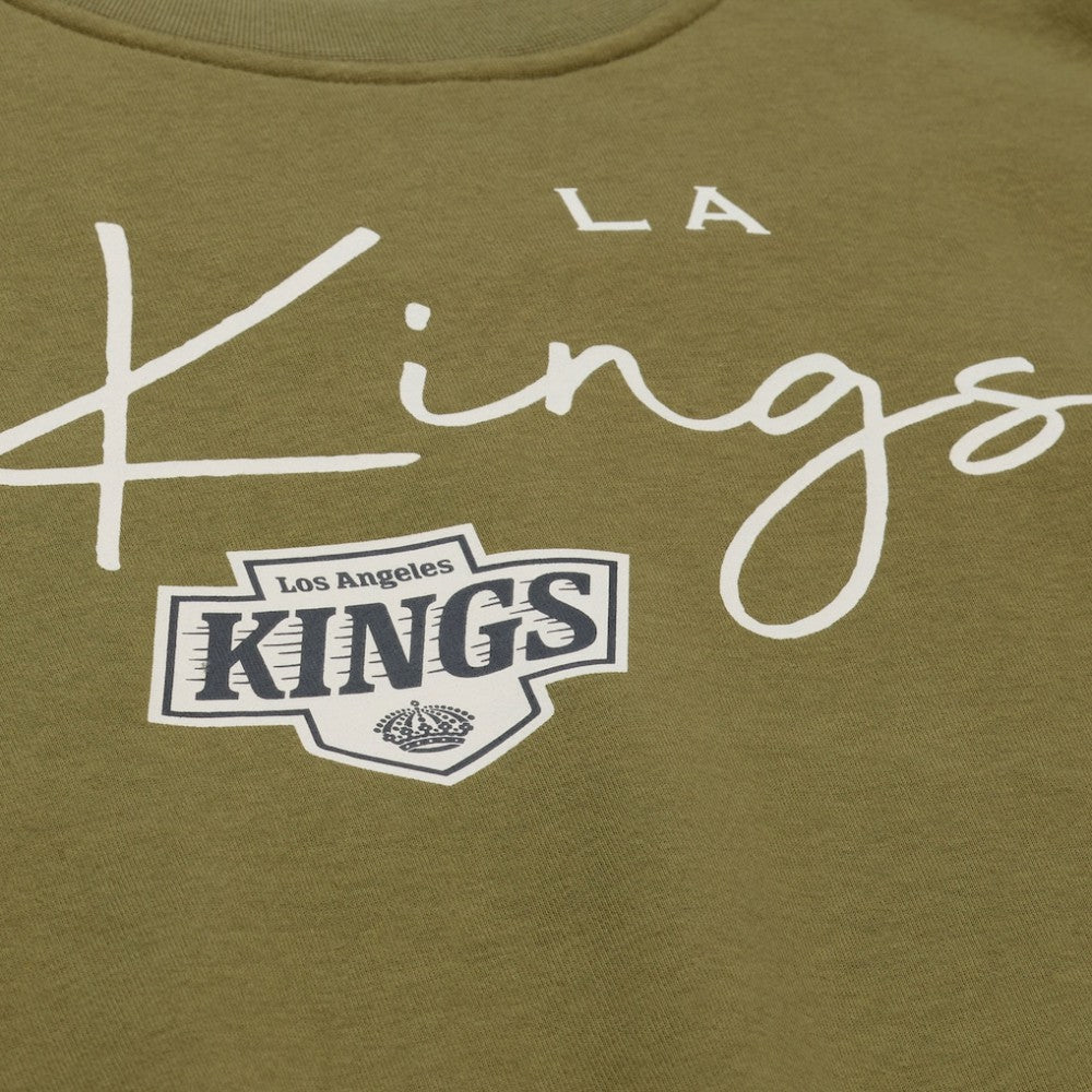 NHL Los Angeles Kings Mitchell & Ness Women's Fleece Sweatshirt - Hunter Green
