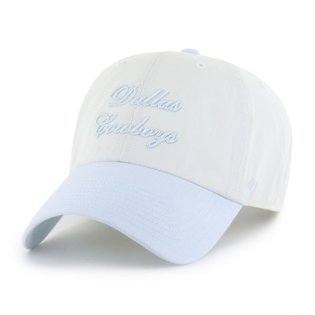 Dallas Cowboys '47 Women's Gelato Two-Tone Clean Up Adjustable Hat White