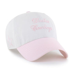 Dallas Cowboys '47 Women's Gelato Two-Tone Clean Up Adjustable Hat White