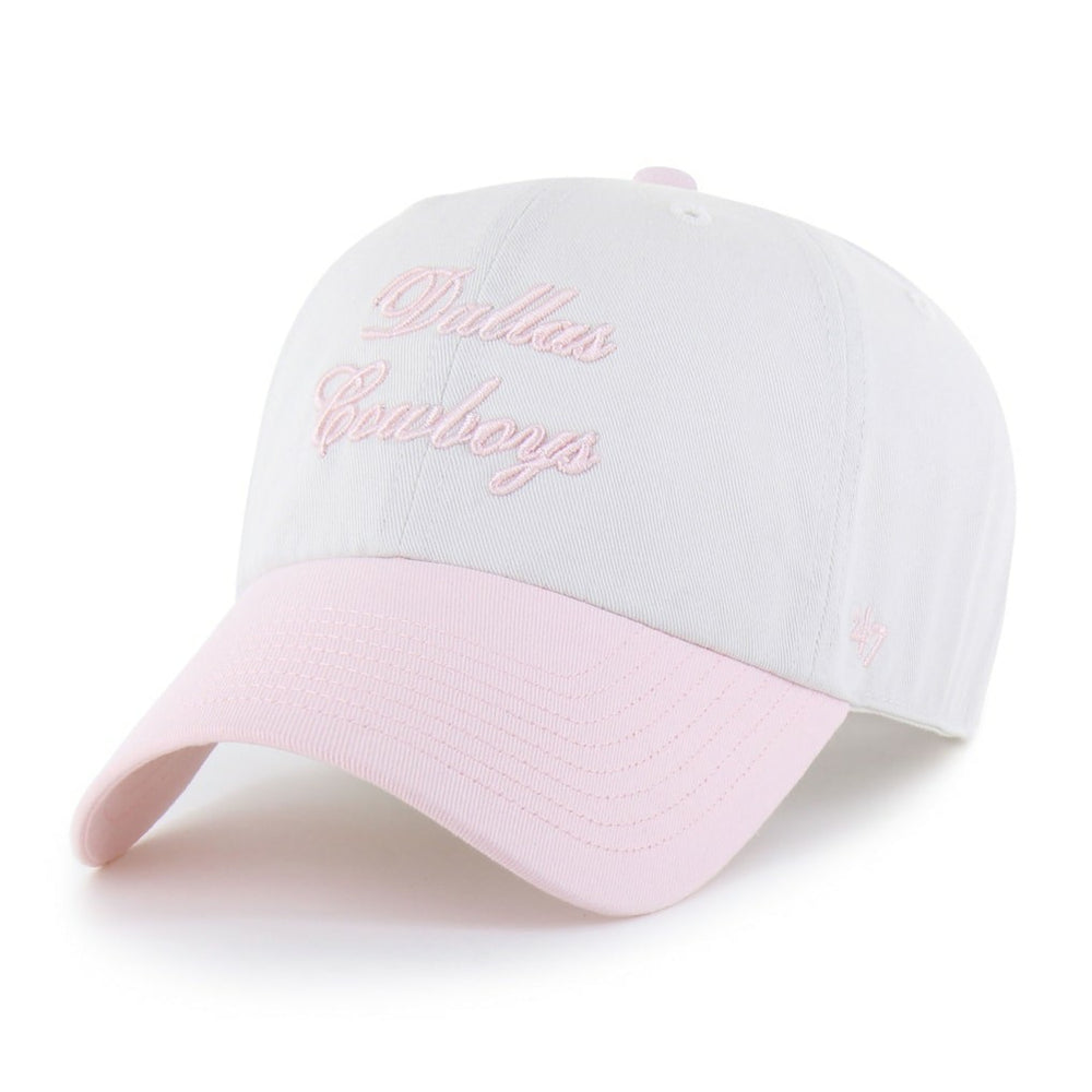 Dallas Cowboys '47 Women's Gelato Two-Tone Clean Up Adjustable Hat White