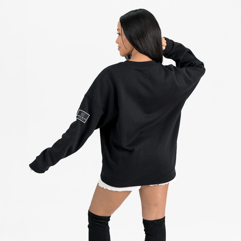 Jacksonville Jaguars Gameday Couture Women's Powerhouse Play Premium Fleece Sweatshirt Black