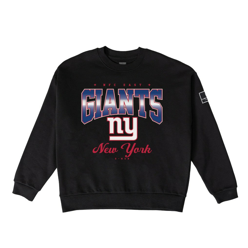 New York Giants Gameday Couture Women's Powerhouse Play Premium Fleece Sweatshirt Black