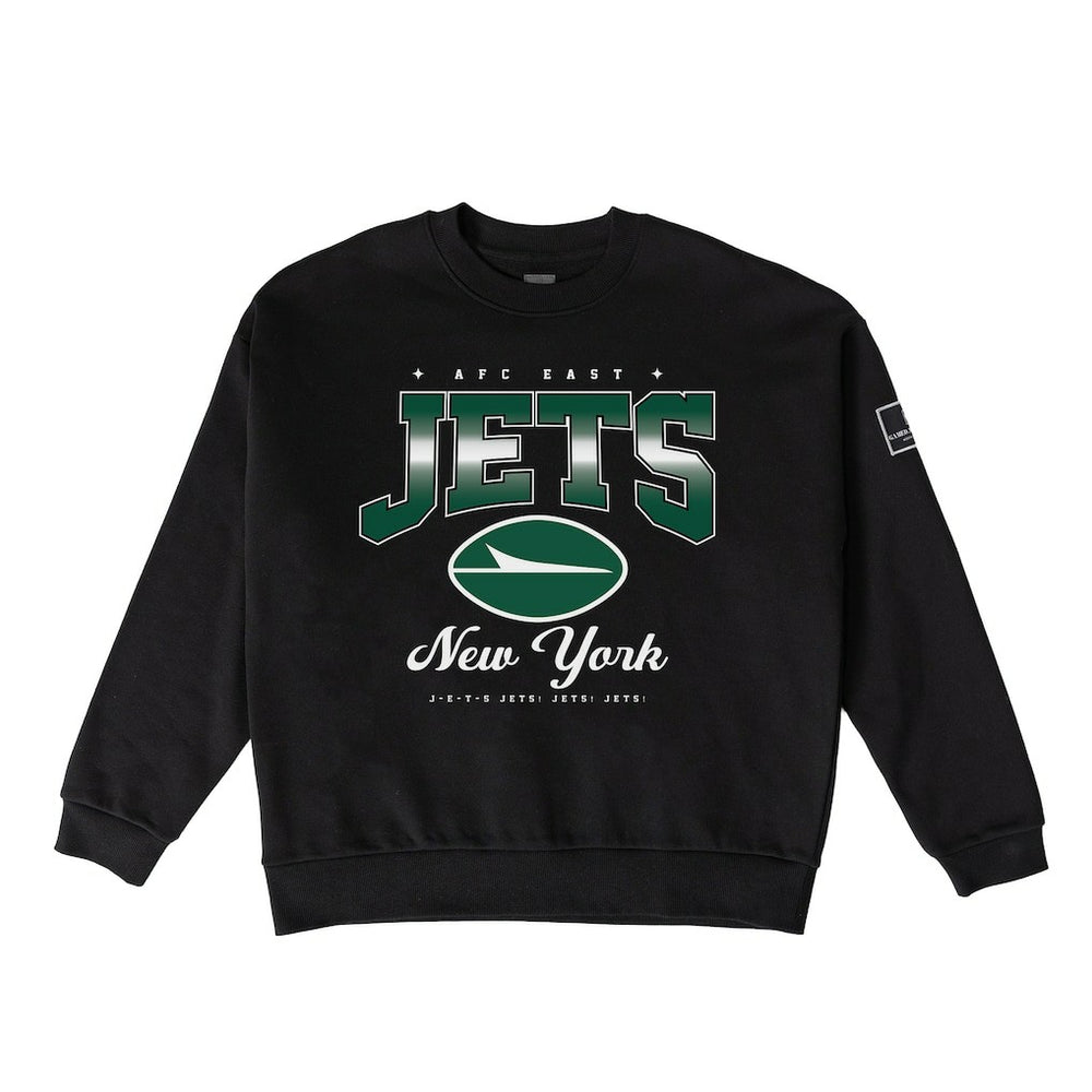 New York Jets Gameday Couture Women's Powerhouse Play Premium Fleece Sweatshirt Black