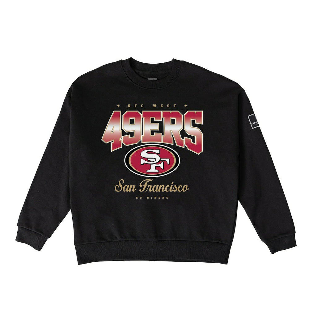 San Francisco 49ers Gameday Couture Women's Powerhouse Play Premium Fleece Sweatshirt Black