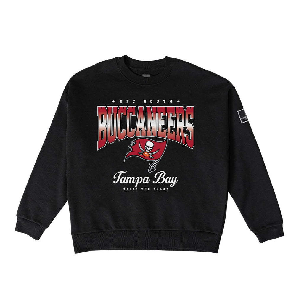 Tampa Bay Buccaneers Gameday Couture Women's Powerhouse Play Premium Fleece Sweatshirt Black