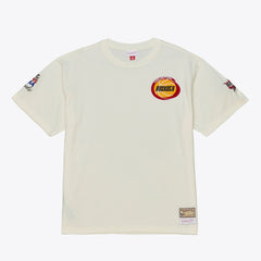 Houston Rockets Hardwood Classics Chainstitch Premium T-Shirt Cream