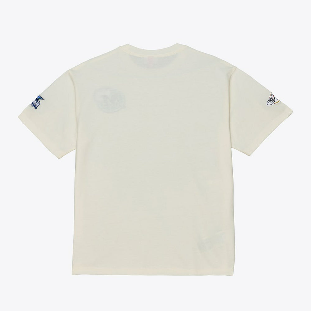 Dallas Mavericks Hardwood Classics Chainstitch Premium T-Shirt Cream