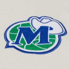 Dallas Mavericks Hardwood Classics Chainstitch Premium T-Shirt Cream