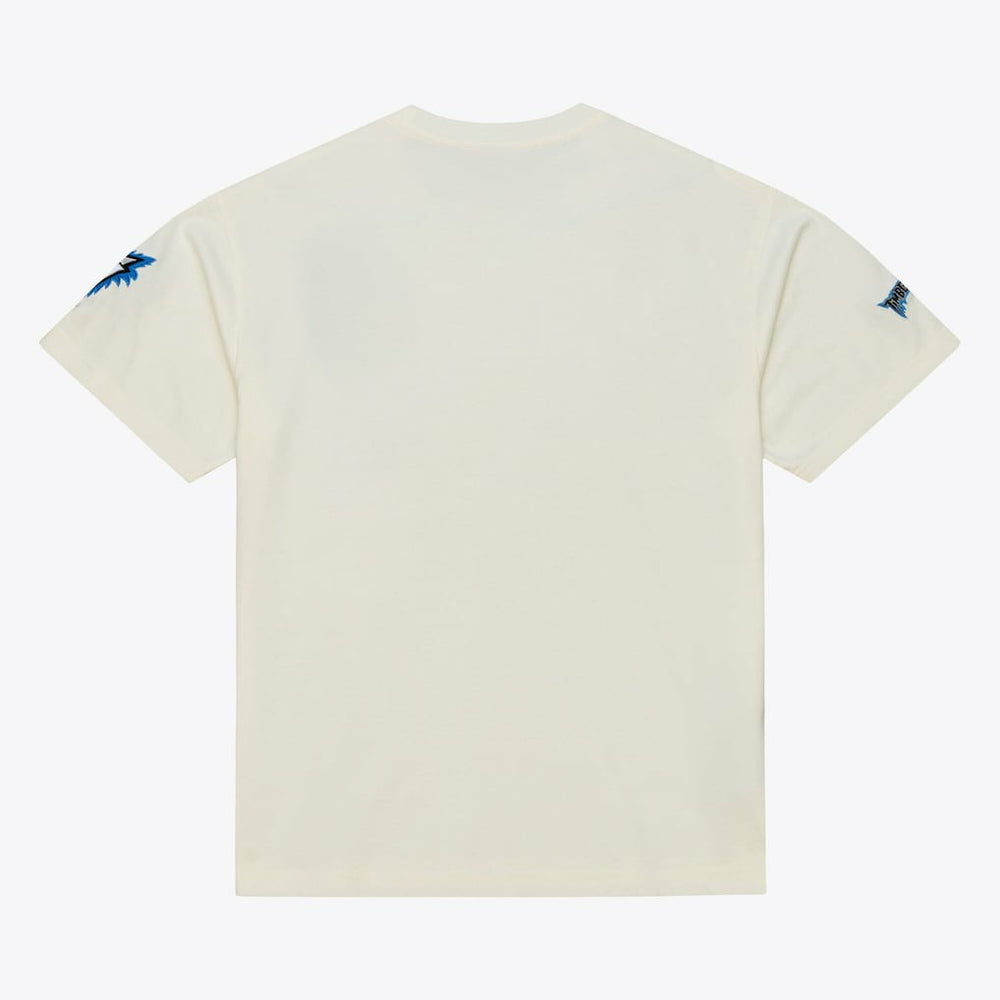 Minnesota Timberwolves Hardwood Classics Chainstitch Premium T-Shirt Cream