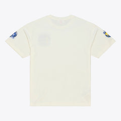 Golden State Warriors Hardwood Classics Chainstitch Premium T-Shirt Cream