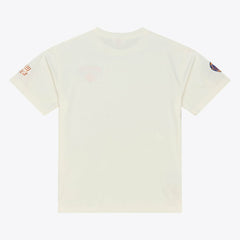 New York Knicks Hardwood Classics Chainstitch Premium T-Shirt Cream