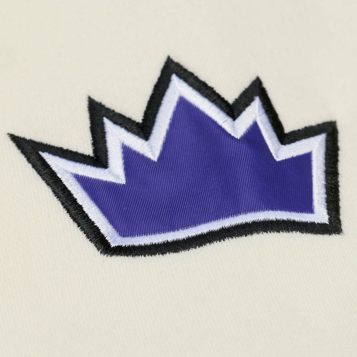 Sacramento Kings Hardwood Classics Chainstitch Premium Fleece Hoodie Cream