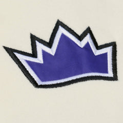 Sacramento Kings Hardwood Classics Chainstitch Premium Fleece Hoodie Cream