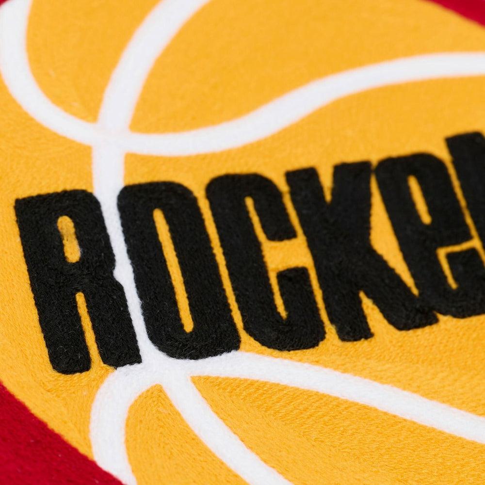 Houston Rockets Hardwood Classics Chainstitch Premium Fleece Hoodie Cream