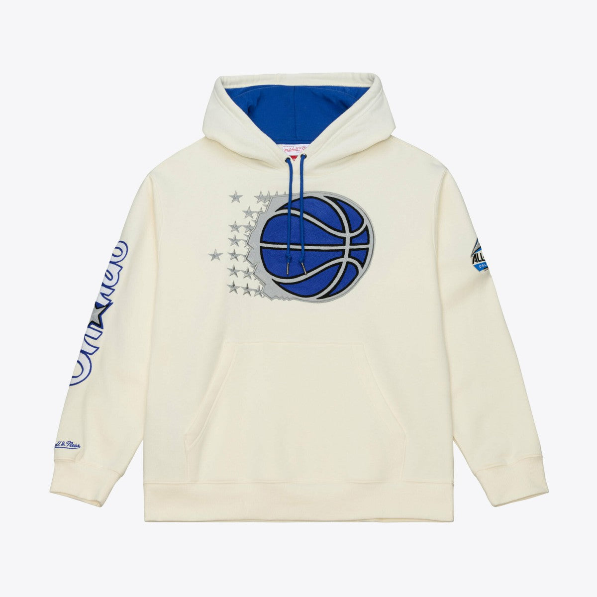 Orlando Magic Hardwood Classics Chainstitch Premium Fleece Hoodie Cream